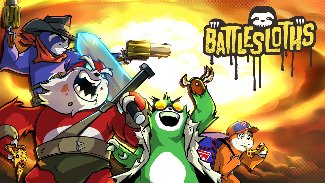 &quot;Battlesloths&quot; Title Screen