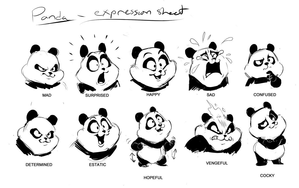 Panda - expression sheet