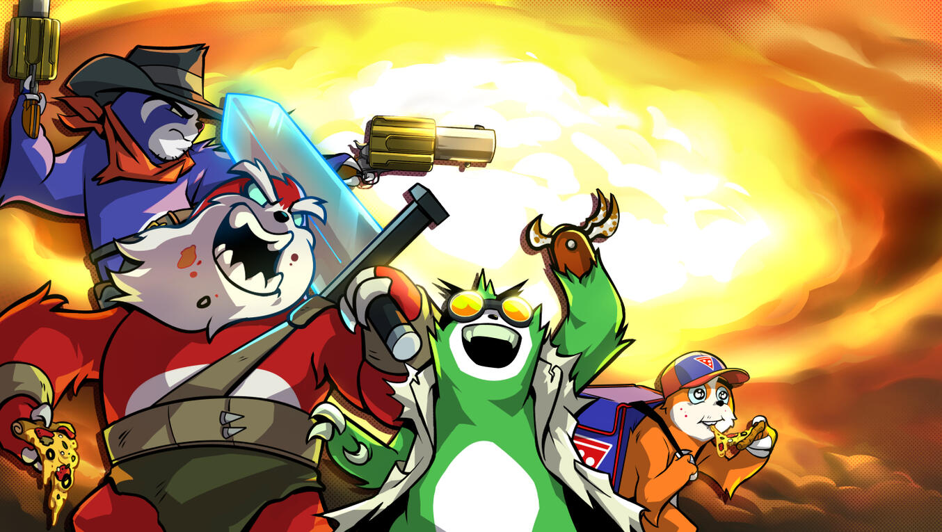 &quot;Battlesloths&quot; title screen (Nintendo Switch), 2020