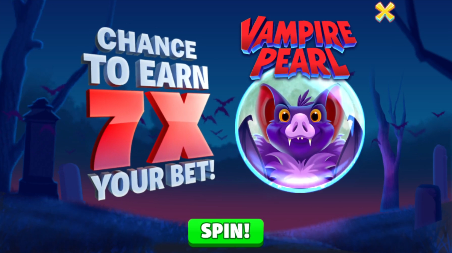 Gold Fish Casino - Vampire Pearl animation