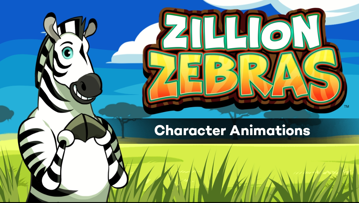 Zillion Zebras character animations